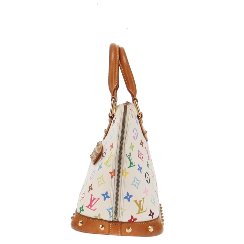 Louis Vuitton Alma PM White Multicolour FL0034