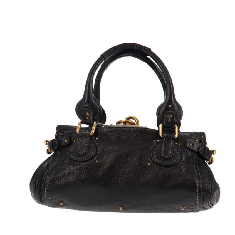 Chloe Regular Black Paddington With Mixed Hardware