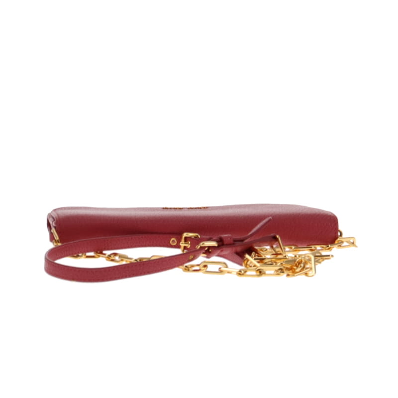 Miu Miu Madra Bruyere Chain Wallet (2)