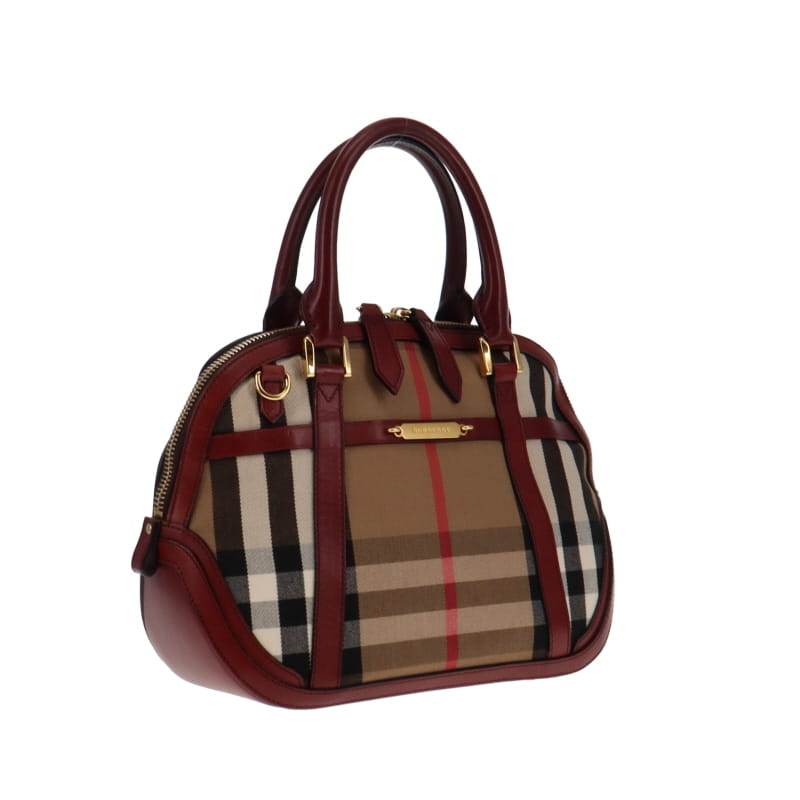 Burberry Orchard Deep Claret House Check
