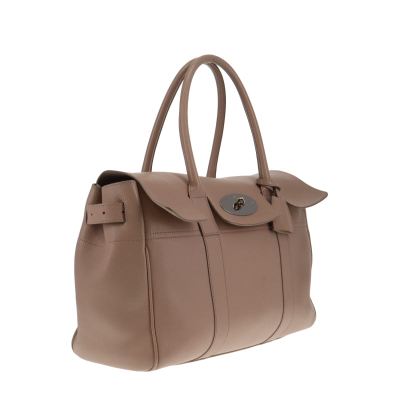 Mulberry Putty Leather Bayswater Satchel