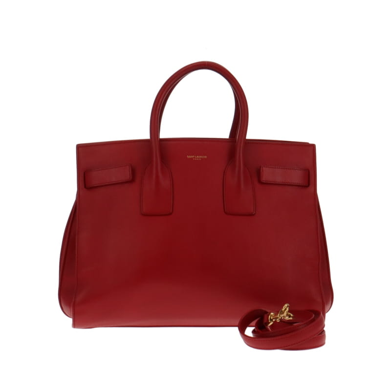 Saint Laurent Sac De Jour Red Small
