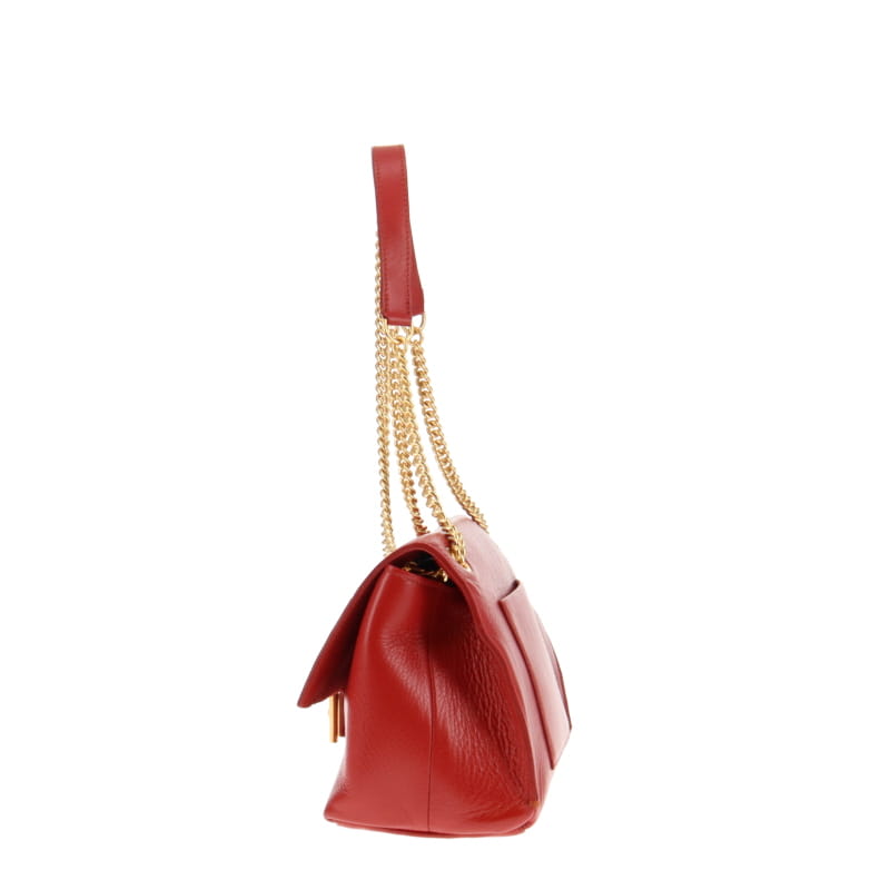Mulberry Cheyne Calf Leather Bag In Rust