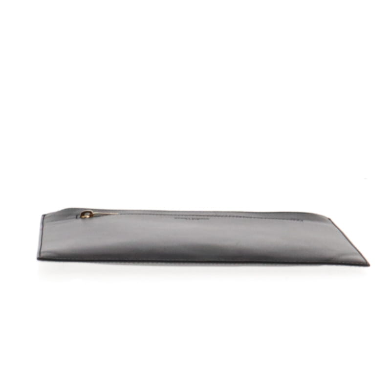 Saint Laurent Black Smooth Leather Paris Pouch With Zips