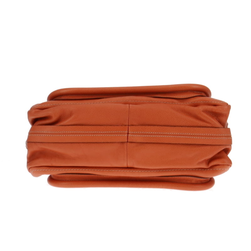 Chloe Paraty Suntan Medium Pebbled Leather Shoulder Bag