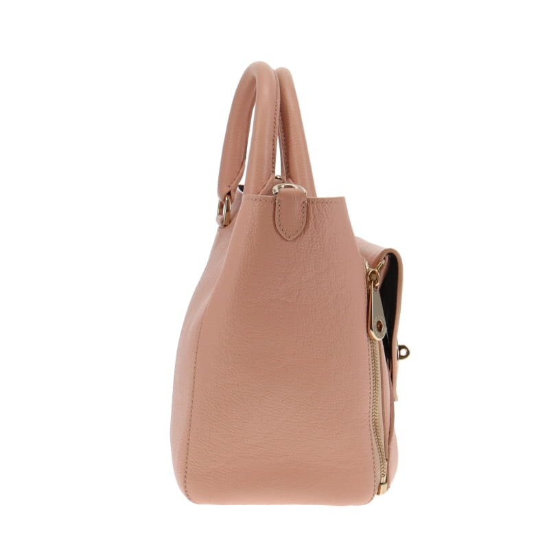 Mulberry Grainy Calf Willow Tote Small Ballet Pink