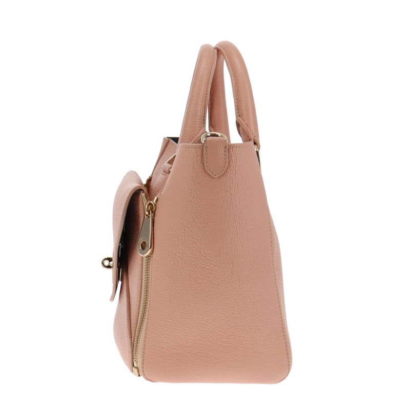 Mulberry Grainy Calf Willow Tote Small Ballet Pink
