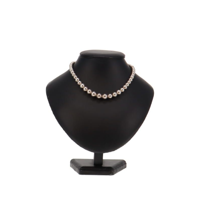 Tiffany & Co Sterling Silver City Hardwear Ball Gradient Necklace RRP €760