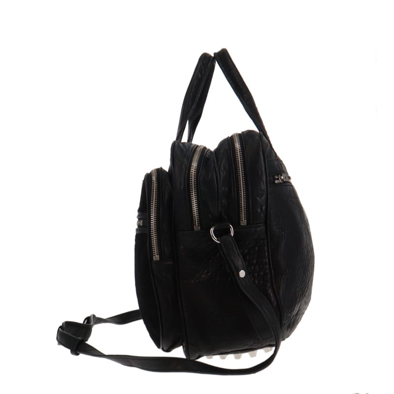 Alexander Wang Millie Satchel Black Ponyhair And Leather