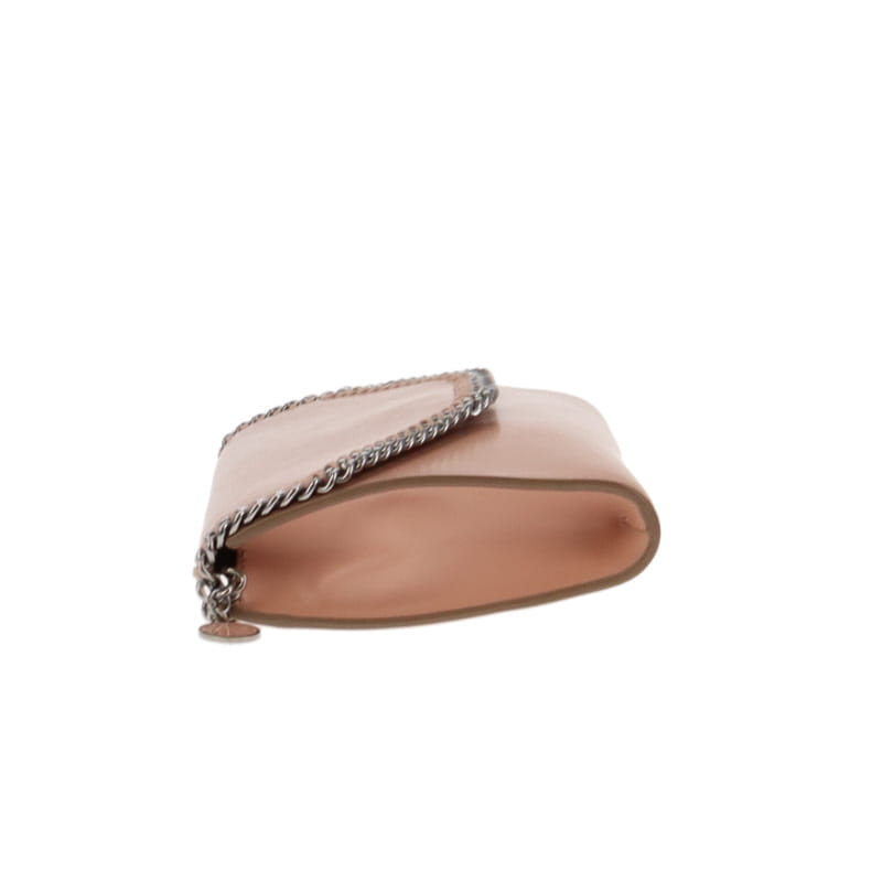Stella McCartney Beige Faux Leather Clutch on Chain