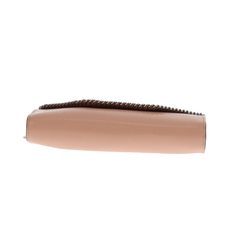 Stella McCartney Beige Faux Leather Clutch on Chain