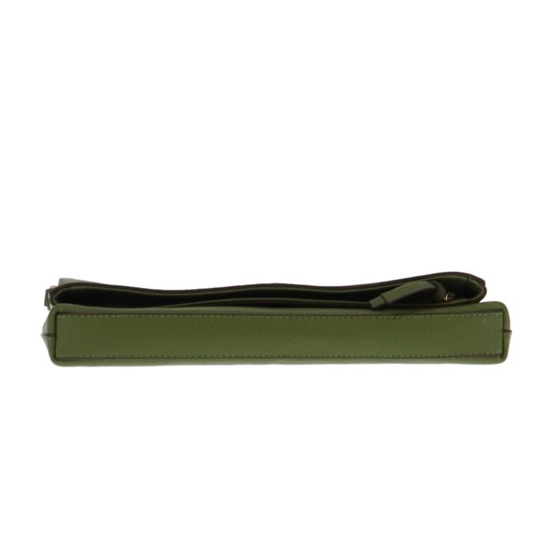 Tory Burch Thea Green Foldover Crossbody