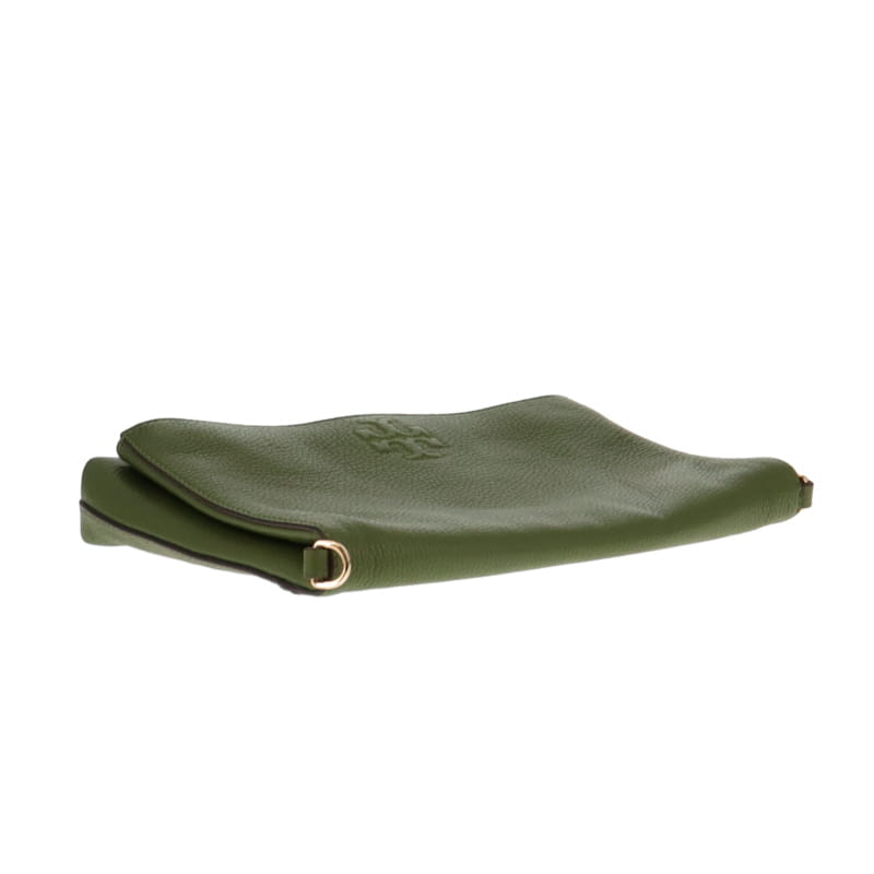 Tory Burch Thea Green Foldover Crossbody