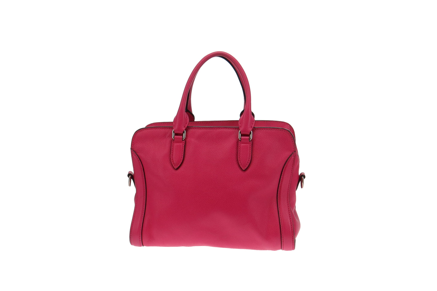 Alexander McQueen Pink Leather Skull Tote