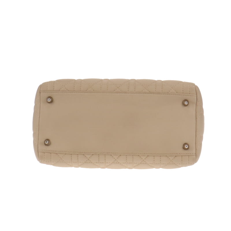 Dior Lady Dior Beige Cannage Calfskin Medium With Strap 2007