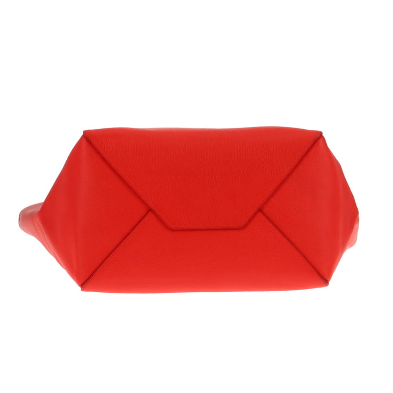 Celine Old Model Vermillion Tie Cabas Tote