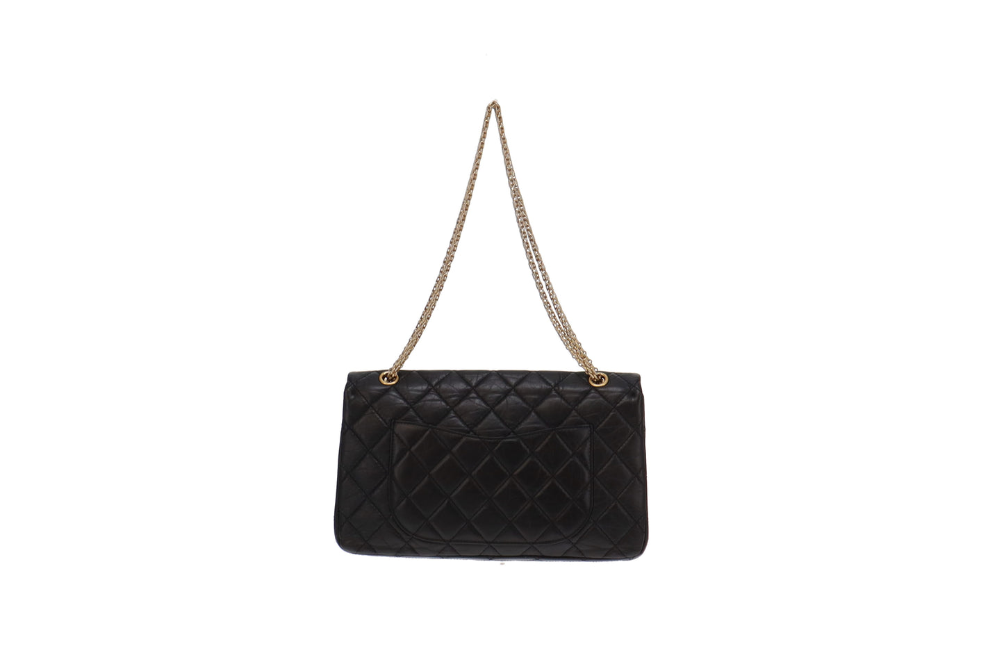 Chanel Black Calfskin Reissue 2.55 227 2012