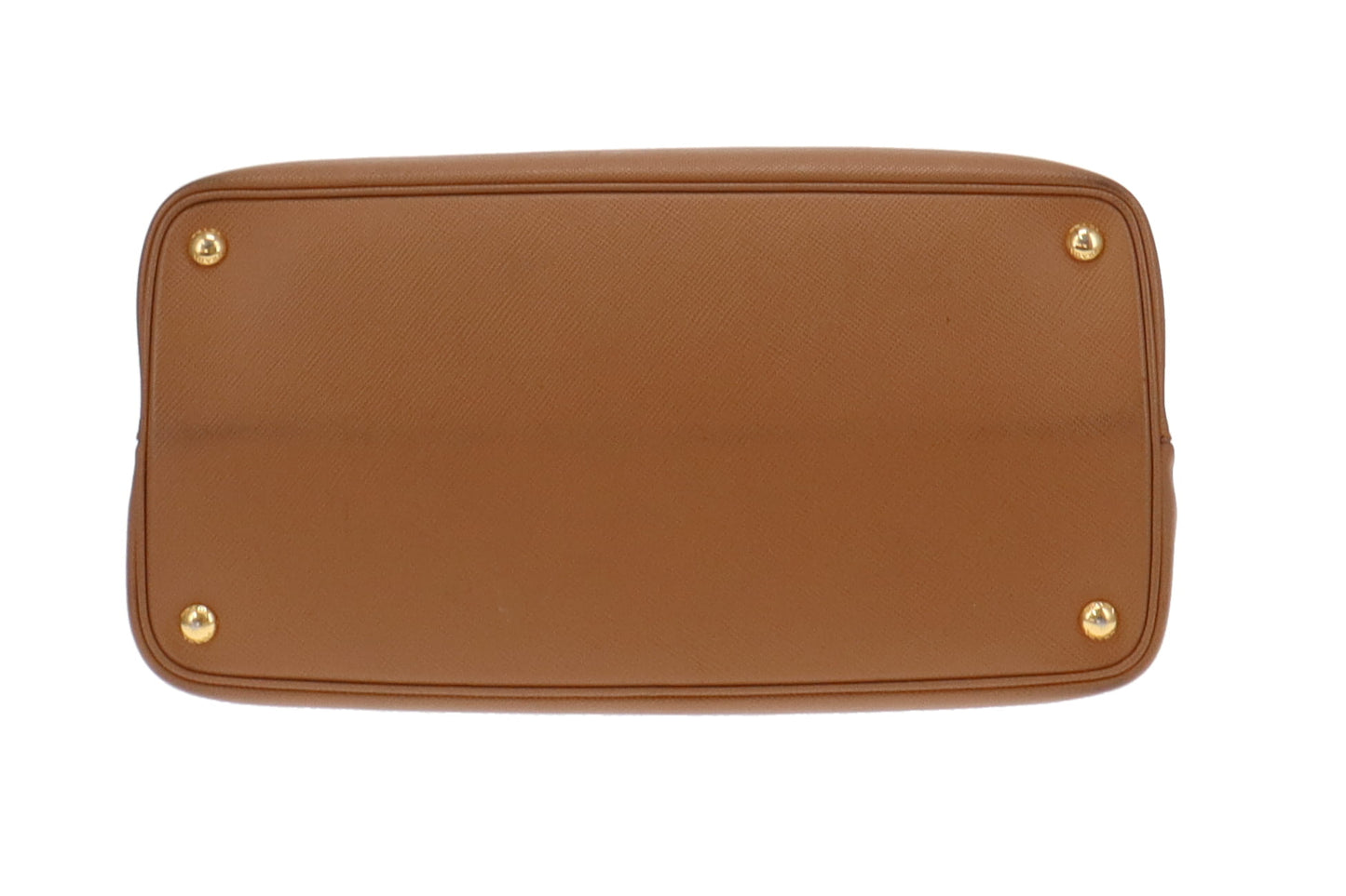 Prada Caramel Saffiano Double Tote