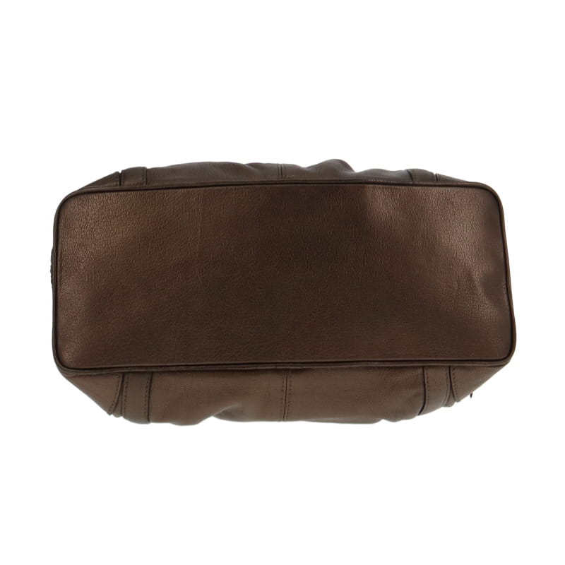 Mulberry Agyness In Gunmetal Goatskin