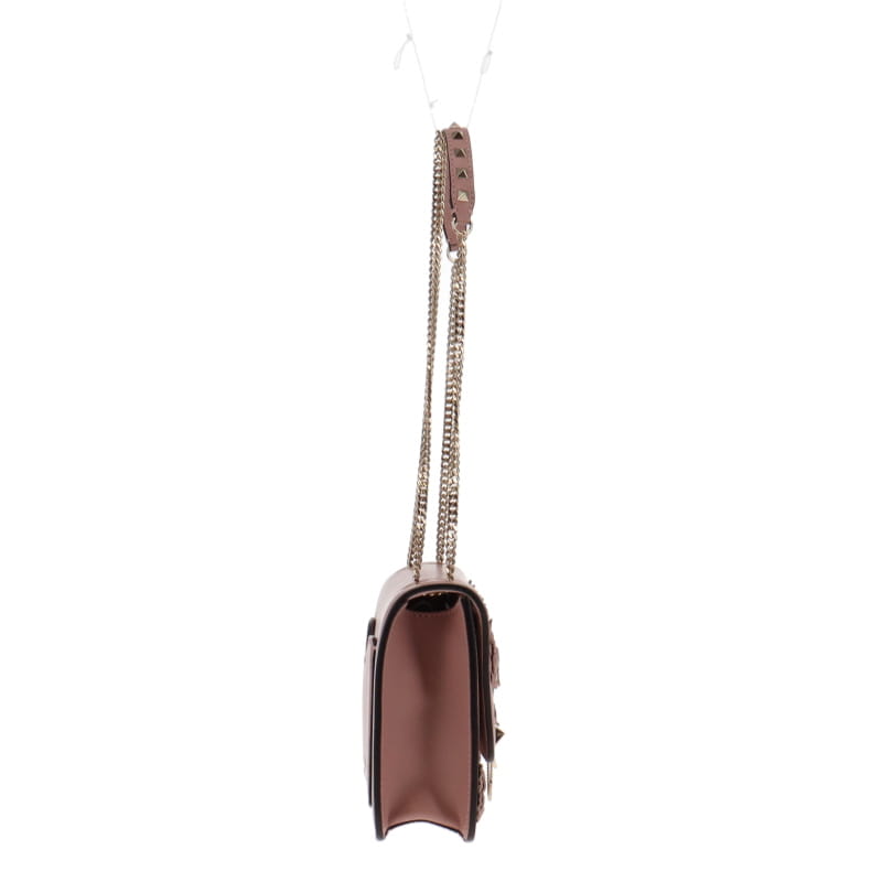 Valentino Floral Nude Flap Shoulder Bag