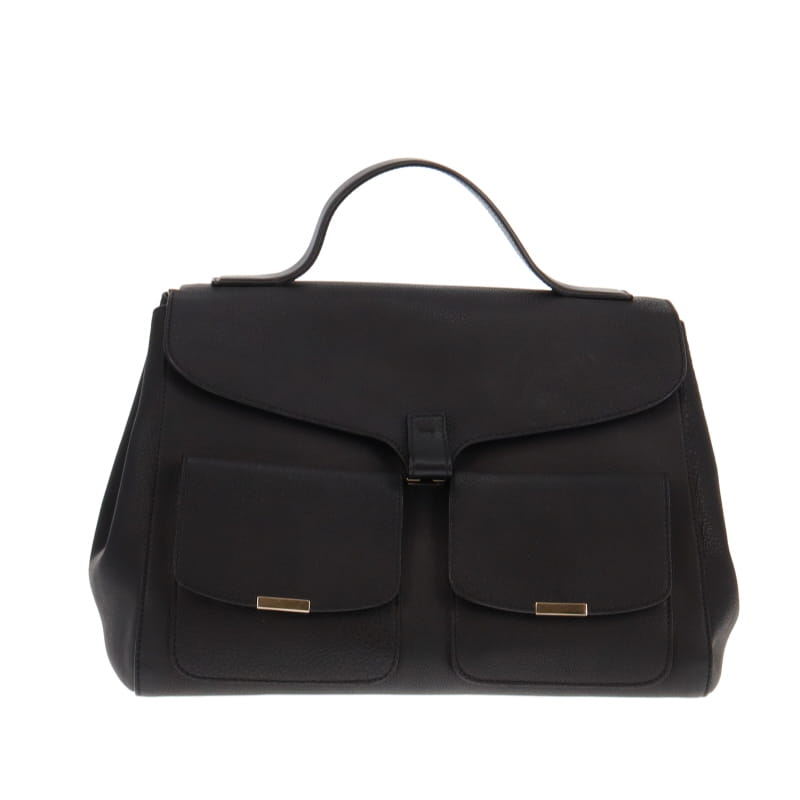 Victoria Beckham Harper Black Buffalo Calf
