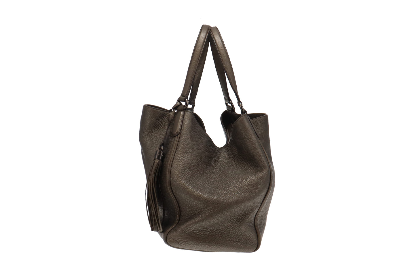 Gucci Metallic Green Soho Hobo Bag