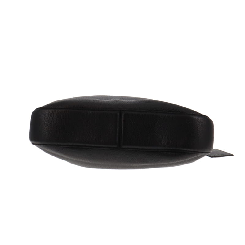 Marc Jacobs Black Grained Leather Recruit Hobo SH