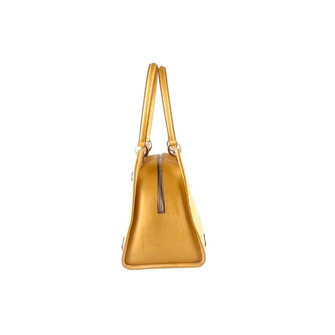 Christian Dior Vintage Light Beige East West Lady Dior Tote Bags Dior