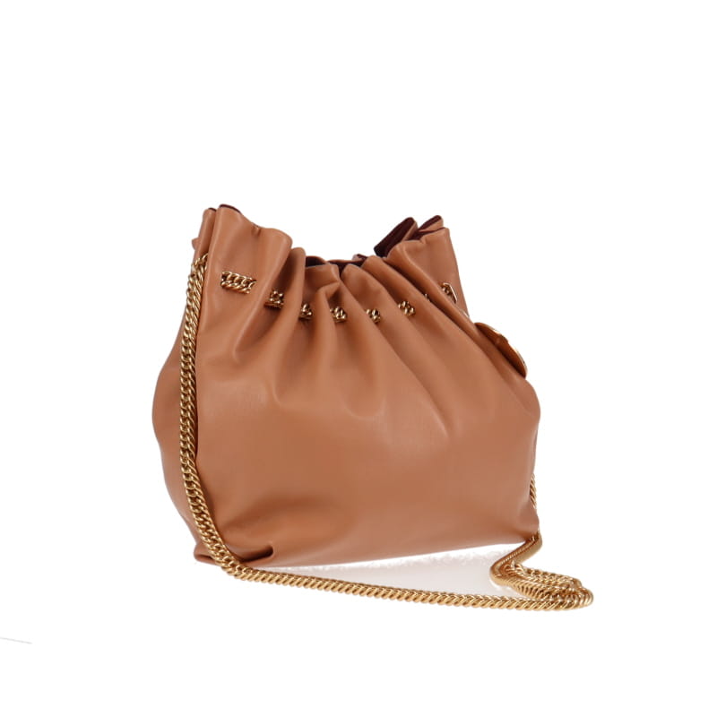 Stella McCartney Noma Bucket Bag Camel