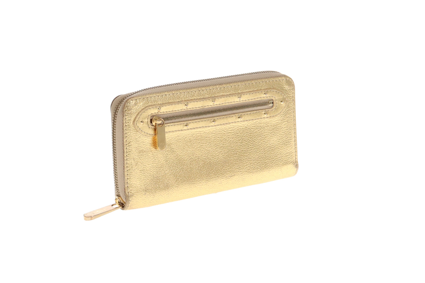 Louis Vuitton Gold Suhali Long Zippy Wallet CA4027