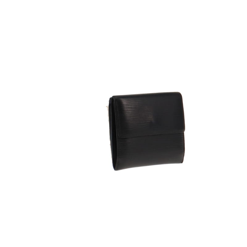 Louis Vuitton Noir Epi Leather Compact Wallet SP4097