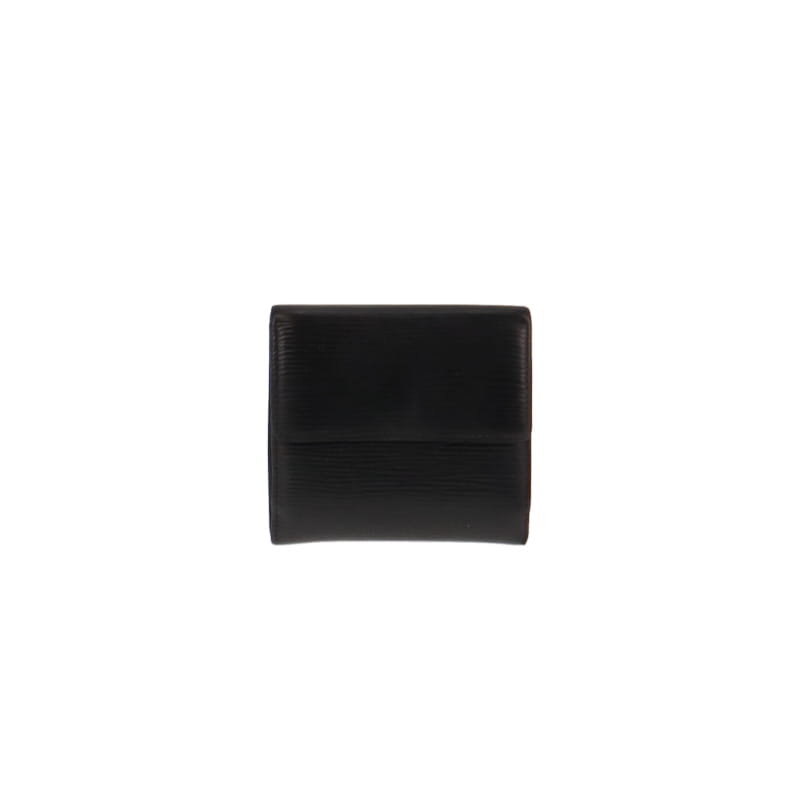 Louis Vuitton Noir Epi Leather Compact Wallet SP4097