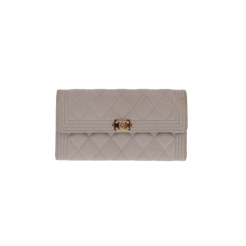Boy chanel long flap wallet online