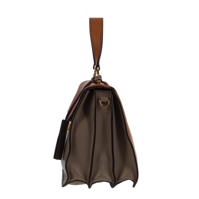 Miu Miu Goatskin Madras Bandoliera Bi-Colour Shoulder Bag GH