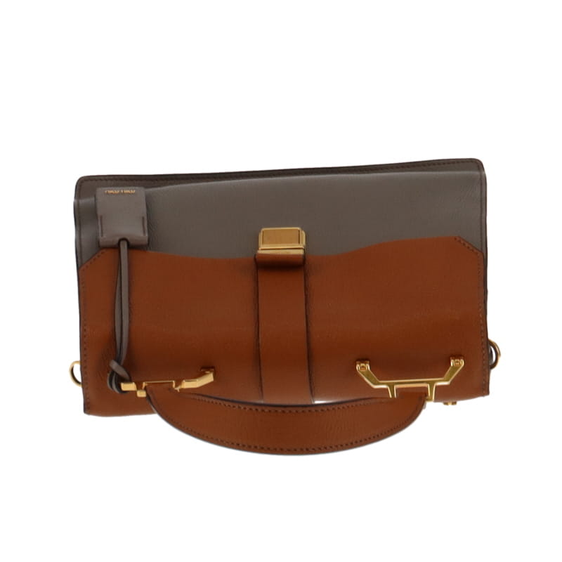Miu Miu Goatskin Madras Bandoliera Bi-Colour Shoulder Bag GH