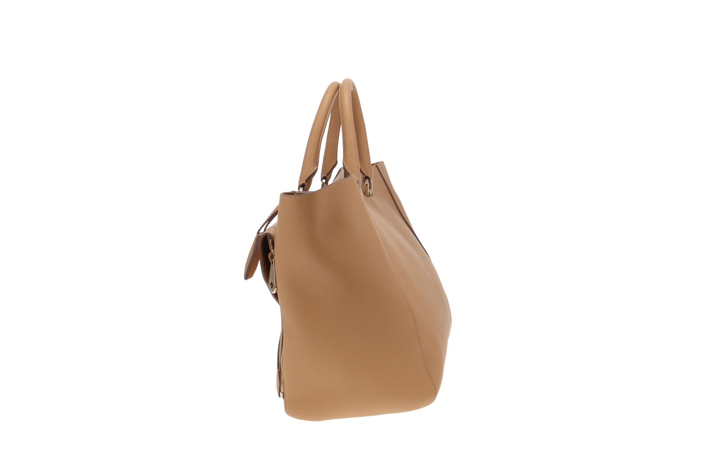 Mulberry Beige Silky Classic Calf Large Willow Handbag