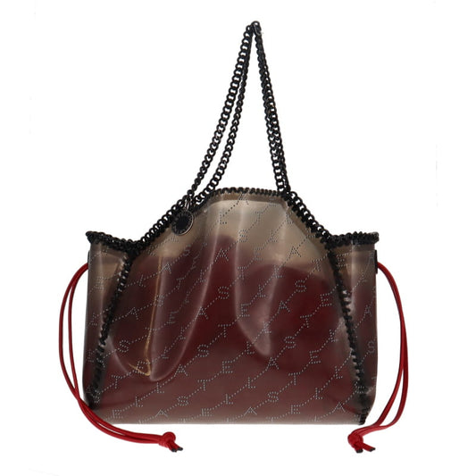Stella McCartney Falabella Vinyl Tote With Red Drawstring Interior