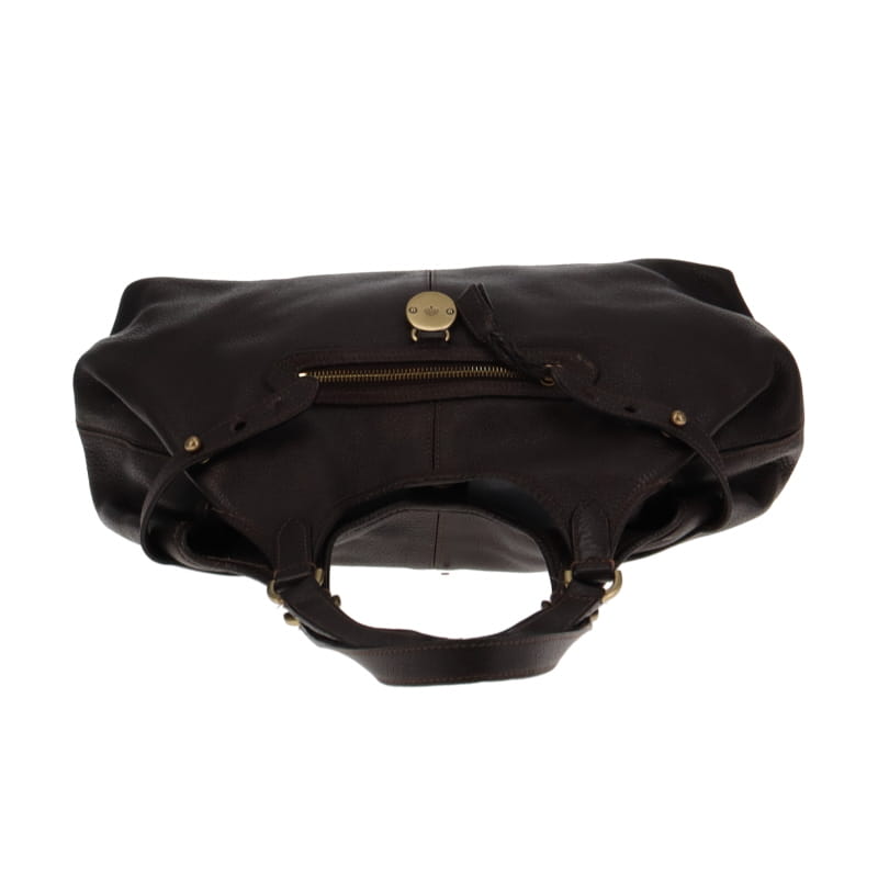 Mulberry Choc Brown Darwin Leather Somerset Tote