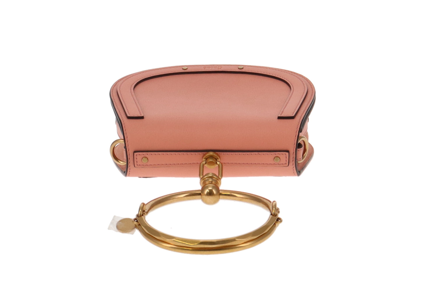 Chloe Pink Calfskin Leather Small Nile Bag