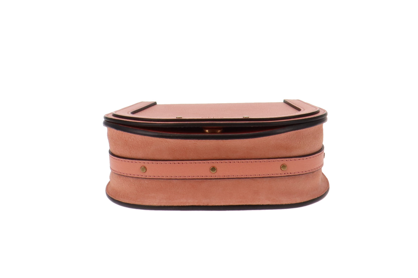Chloe Pink Calfskin Leather Small Nile Bag