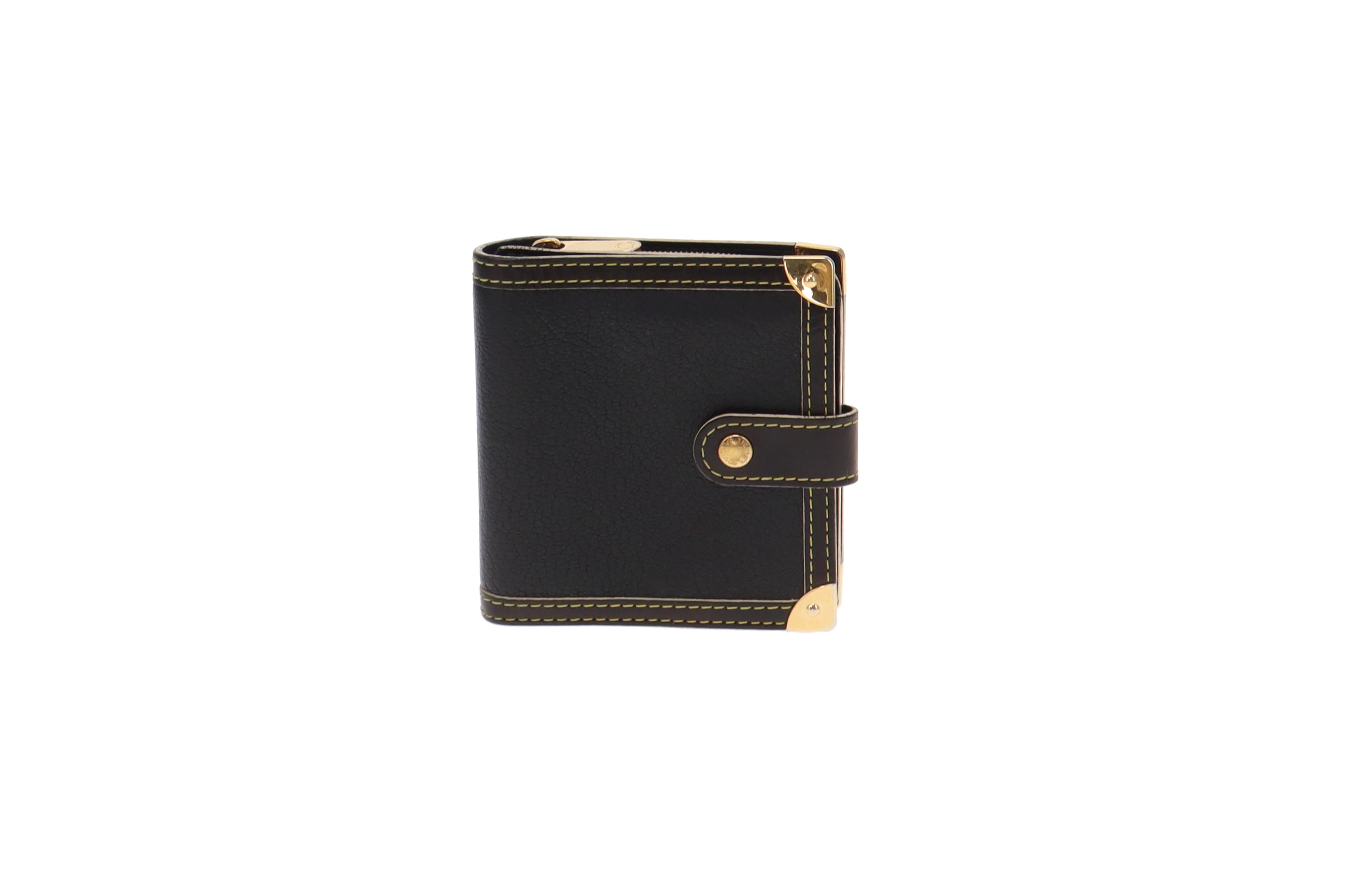 Louis Vuitton Ivory Suhali Leather Le Somptueux Compact Portefeuille Wallet 858060