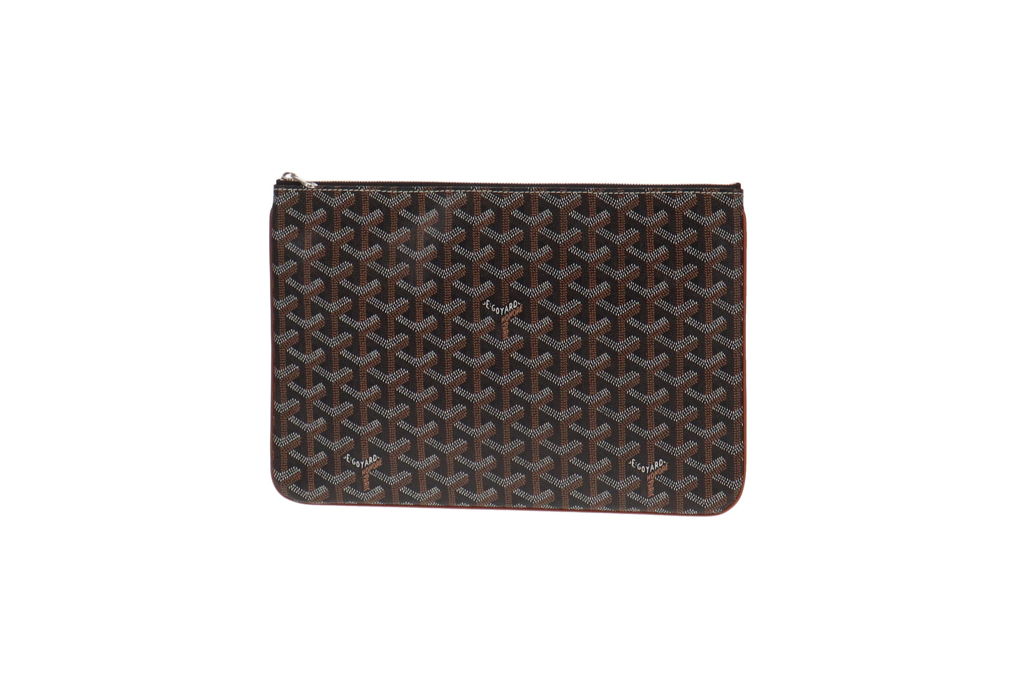 Goyard Goyardine Canvas & Chevroches Calfskin Senat MM
