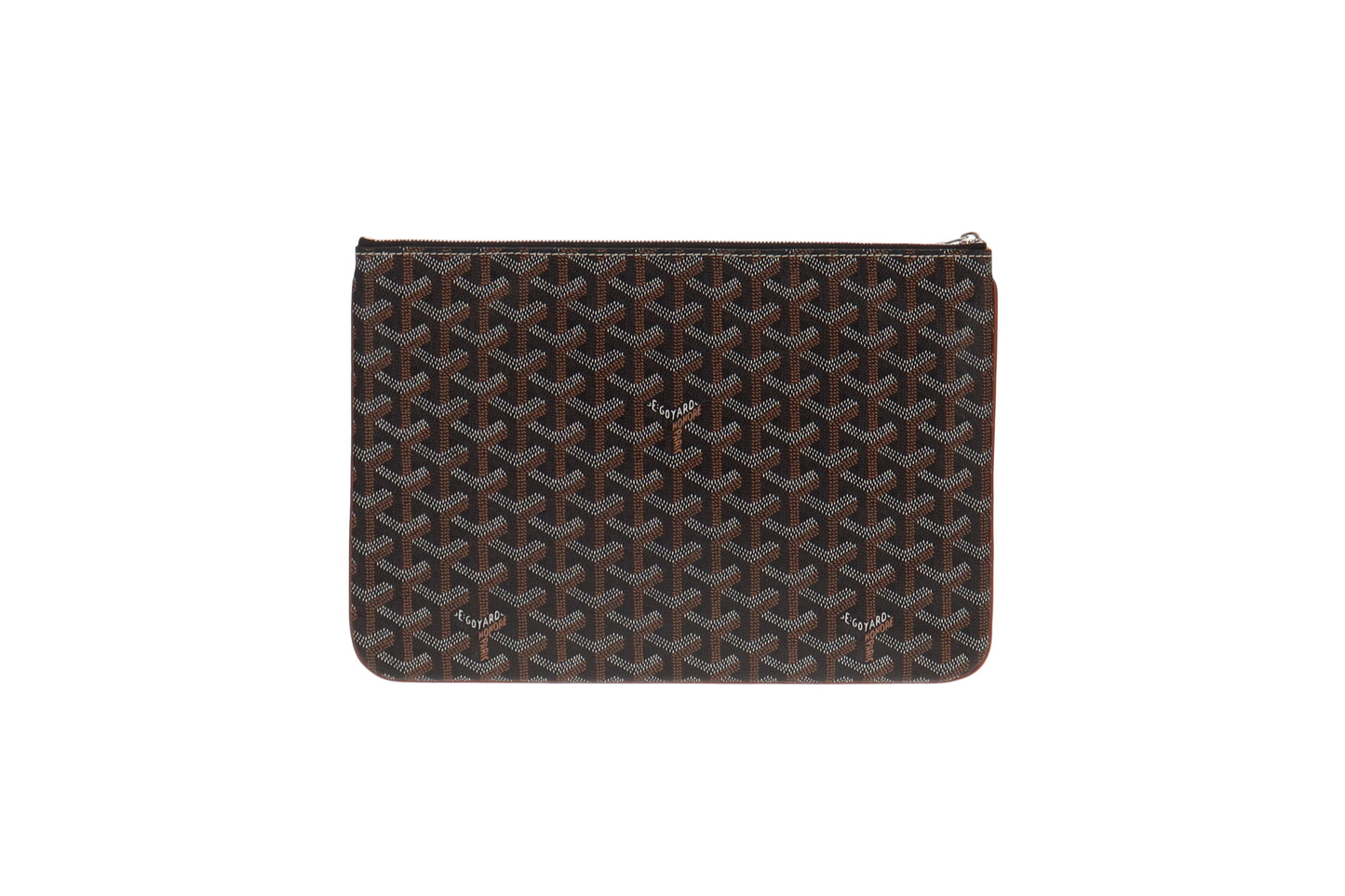Goyard Goyardine Canvas & Chevroches Calfskin Senat MM