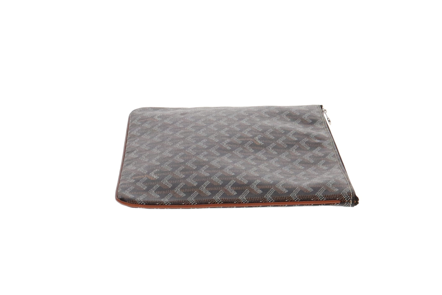 Goyard Goyardine Canvas & Chevroches Calfskin Senat MM