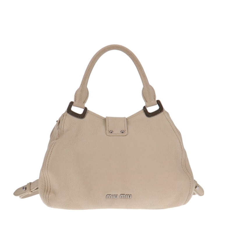 Miu Miu Stone Madras Bag