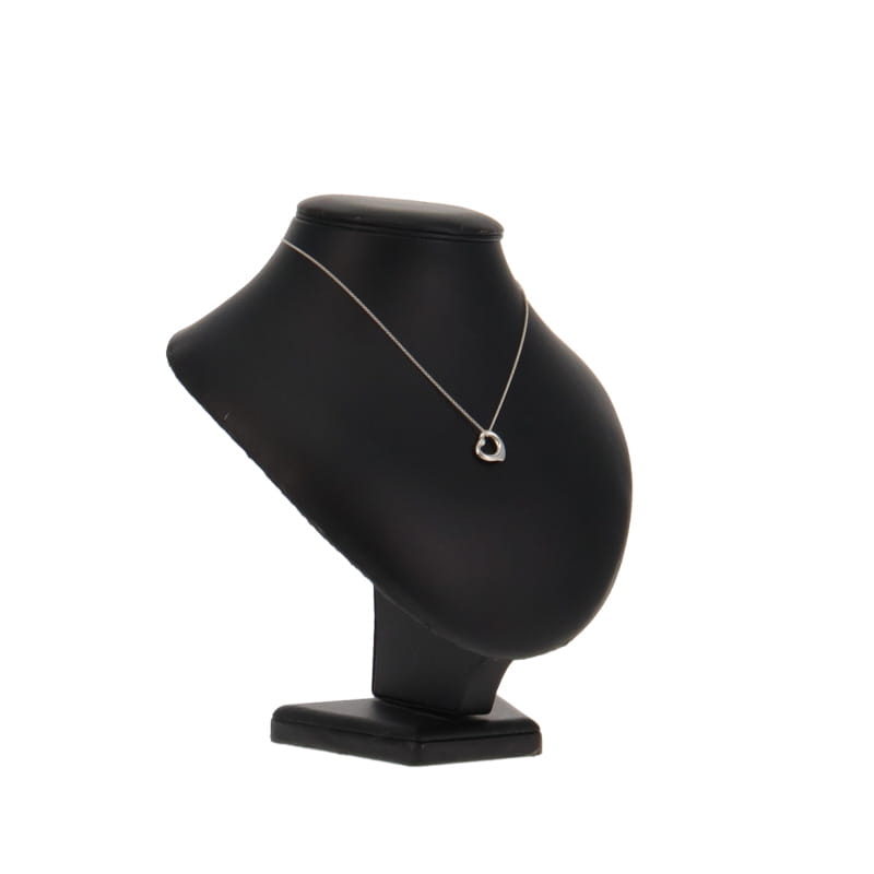 Tiffany & Co Sterling Silver Elsa Peretti Open Heart Pendant With Brilliant Diamond 16mm RRP €920