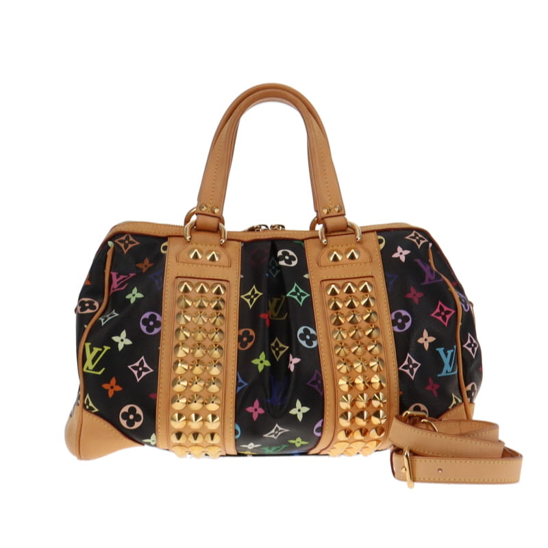 Louis Vuitton Courteney MM Multicolour Black Takashi Murakami