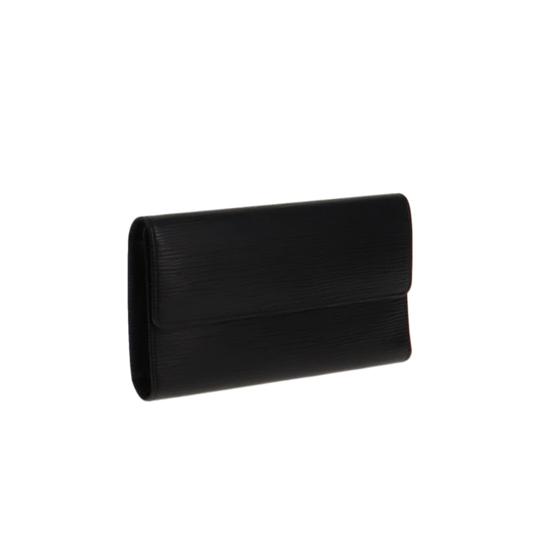 Louis Vuitton Vintage Black Epi Leather Long Wallet