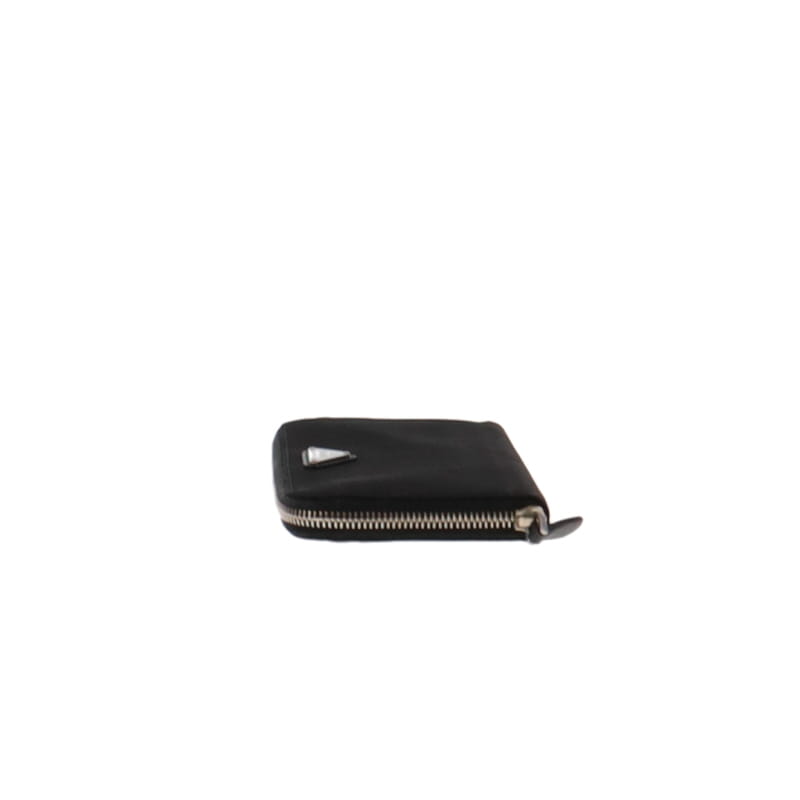 Prada Tessuto Black Long Zip Around Wallet