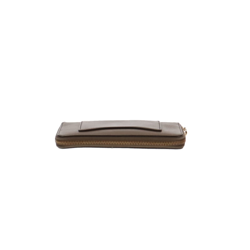 Marc Jacobs Toder Zip Around Long Wallet Soft Taupe